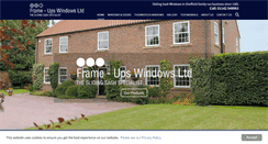 Desktop Screenshot of frameups-windows.co.uk